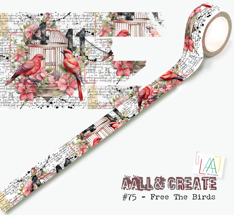 AALL & Create - Washi Tape - 75 - Free the Birds