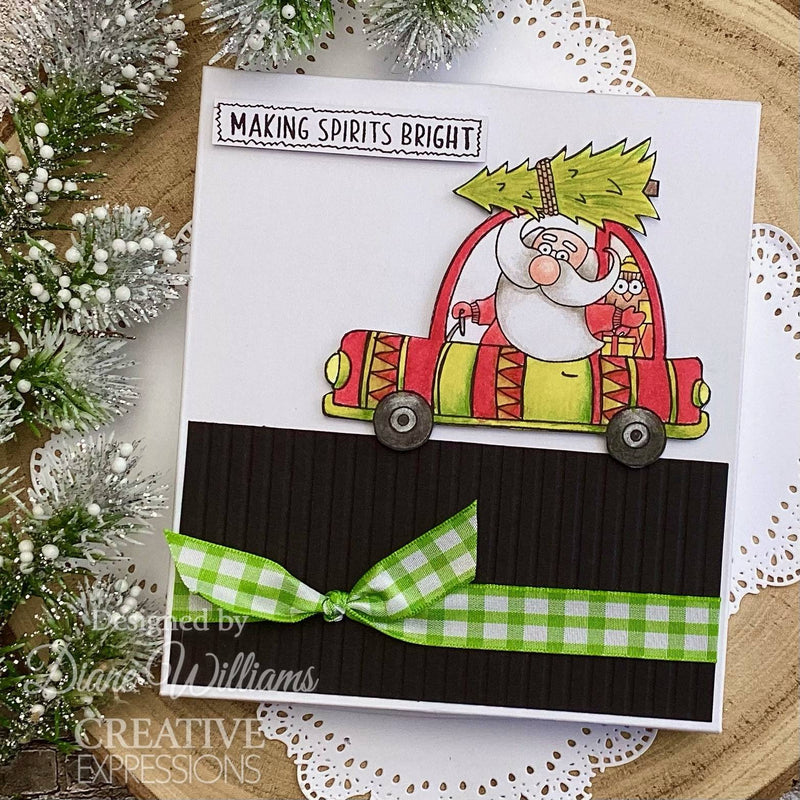 Creative Expressions - 6 x 8 - Clear Stamp Set - Jane's Doodles - St Nick