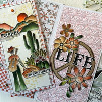 Chou & Flowers - Clear Stamps - Western Alphabet