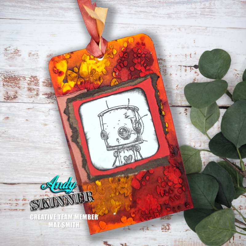 Creative Expressions - Rubber Cling Stamp - Andy Skinner - Bot-ology Better Together