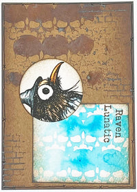 IndigoBlu - A6 - Cling Mounted Stamp - Raven Mad