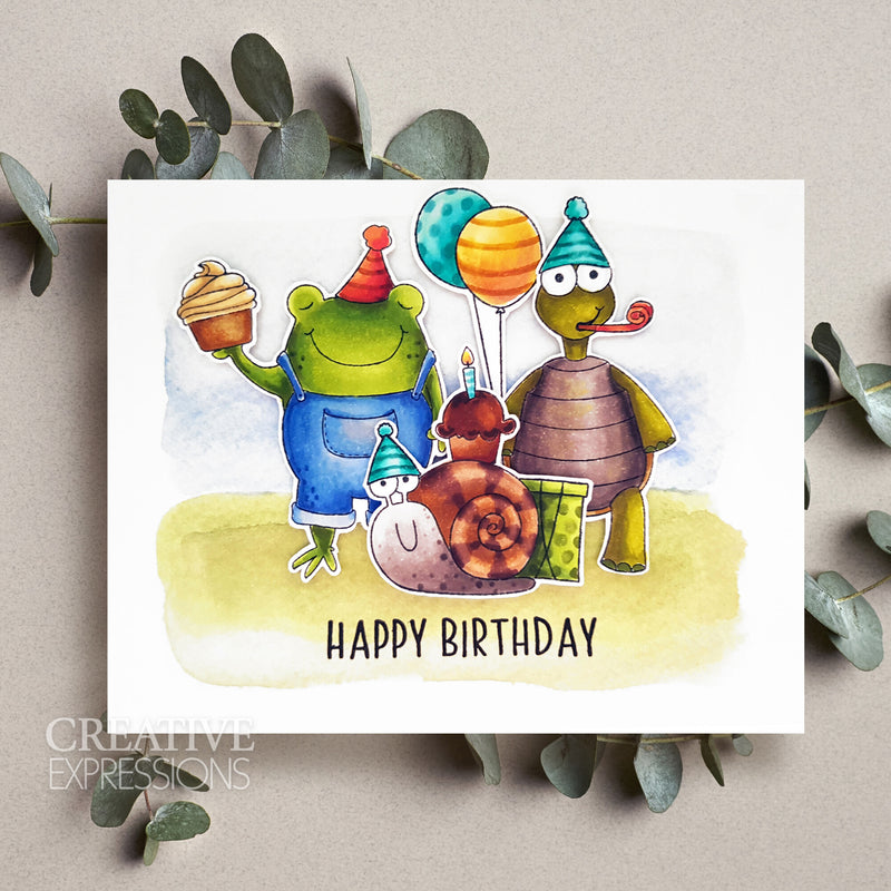 Creative Expressions - 6 x 8 - Clear Stamp Set - Jane's Doodles - It's Your Day