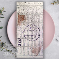 Creative Expressions - A6 - Rubber Stamp - Sam Poole - Astrology Table - Astrologist