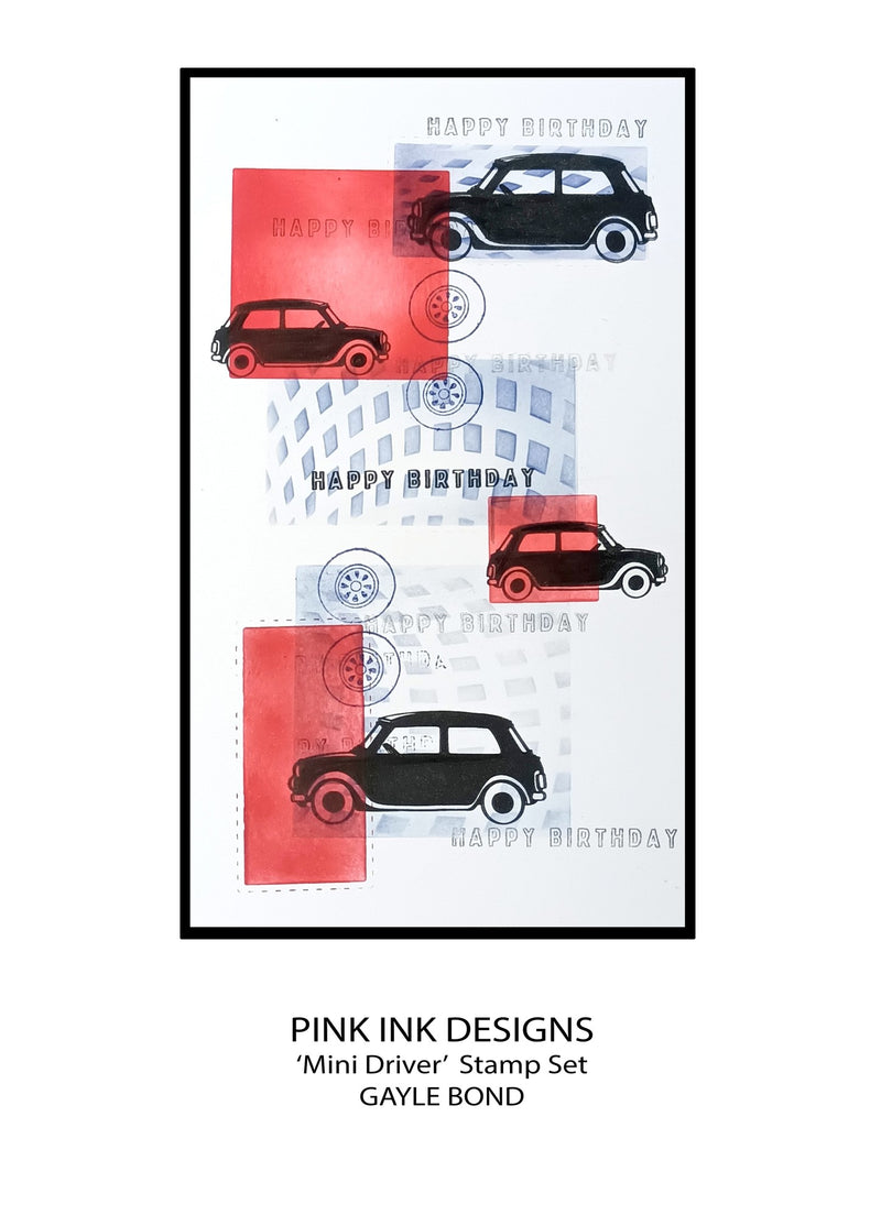 Pink Ink Designs - Clear Photopolymer Stamps - Mini Driver