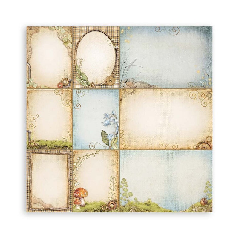 Stamperia - 8 x 8 - Paper Pad - Hidden Grove