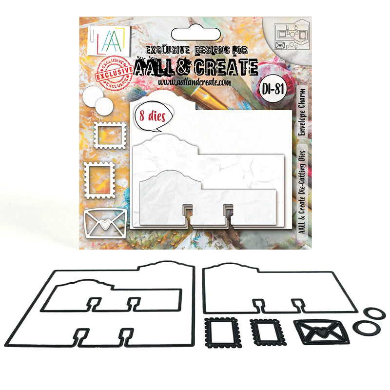 AALL & Create - Die Set - 81 - Envelope Charm