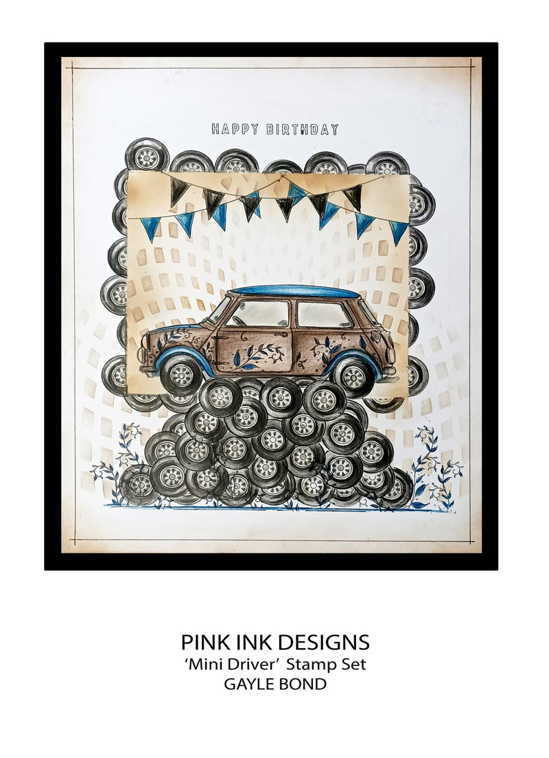 Pink Ink Designs - Clear Photopolymer Stamps - Mini Driver