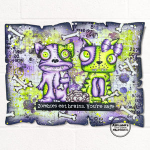 AALL & Create - A7 - Clear Stamps - 1202 - Janet Klein - Zombie Night