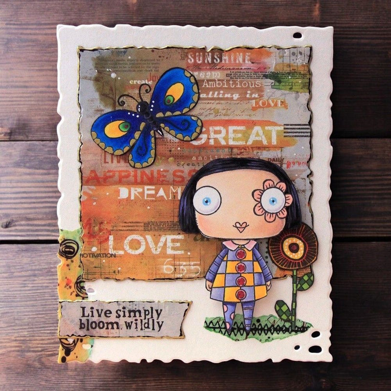 AALL & Create - Design Papers - A6 - PA-33 - Graphic Grace - Autour De Mwa
