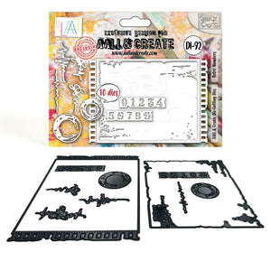 AALL & Create - Die Set - 92 - Retro Numbers