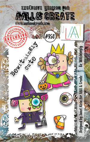 AALL & Create - A7 - Clear Stamps- 950 - Janet Klein - Be Witchingly