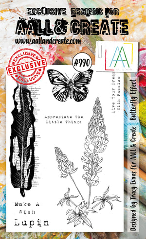 AALL & Create - A6 - Clear Stamps - 990 - Tracy Evans - Butterfly Effect