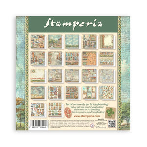 Stamperia - 8 x 8 - Paper Pad - Art of Traveling