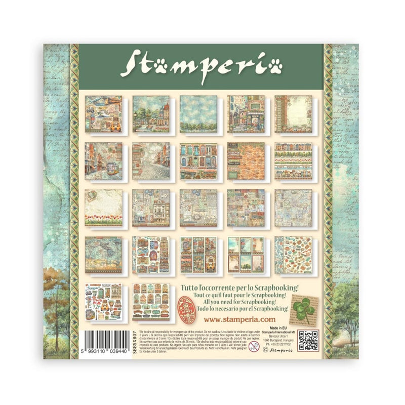 Stamperia - 8 x 8 - Paper Pad - Art of Traveling