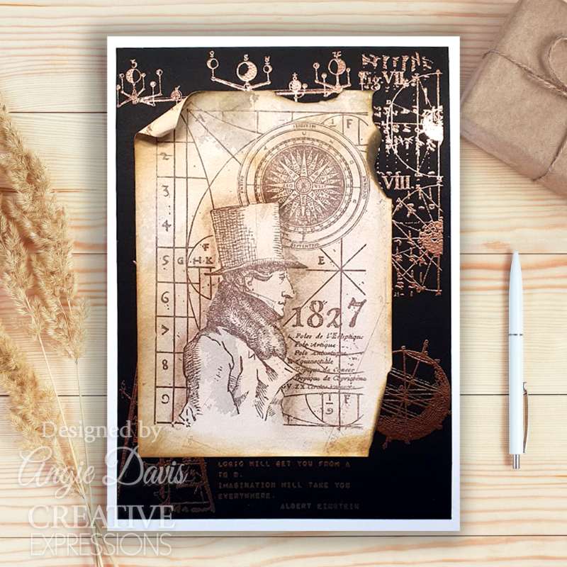 Creative Expressions - A6 - Rubber Stamp - Sam Poole - Mr. Foreteller