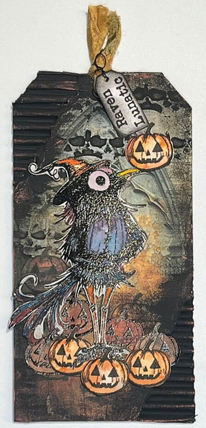 IndigoBlu - A6 - Cling Mounted Stamp - Raven Mad