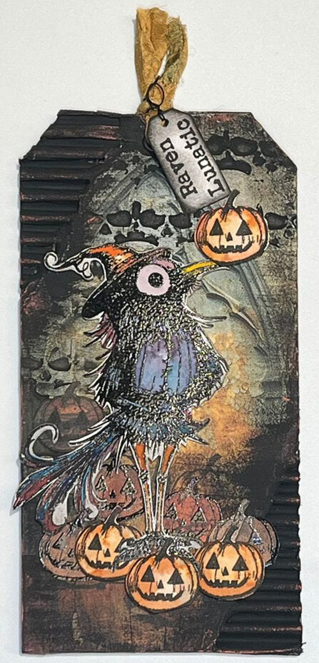 IndigoBlu - A6 - Cling Mounted Stamp - Raven Mad