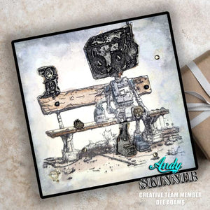 Creative Expressions - Rubber Cling Stamp - Andy Skinner - Bot-ology Spread A Little Kindness