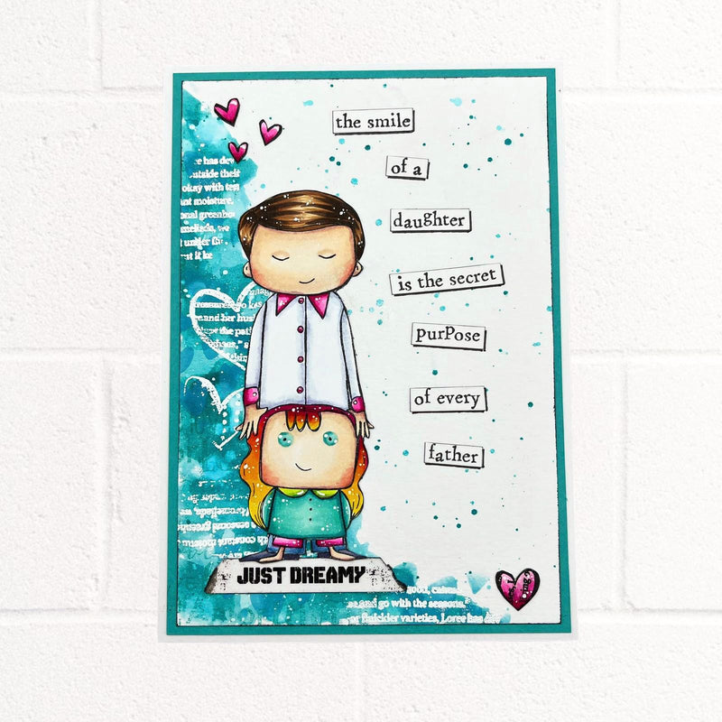 AALL & Create - A7 - Clear Stamps - 937 - Janet Klein - Father's Daughter