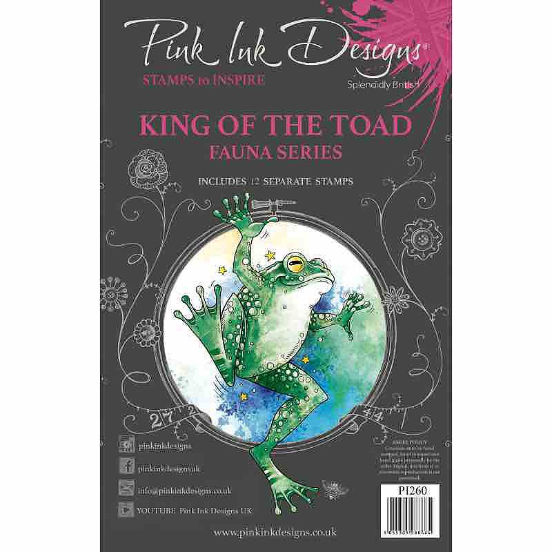 Pink Ink Designs - Clear Photopolymer Stamps - A5 - King of the Toad