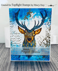 Crafty Individuals - Unmounted Rubber Stamp - 526 - Highland Stag