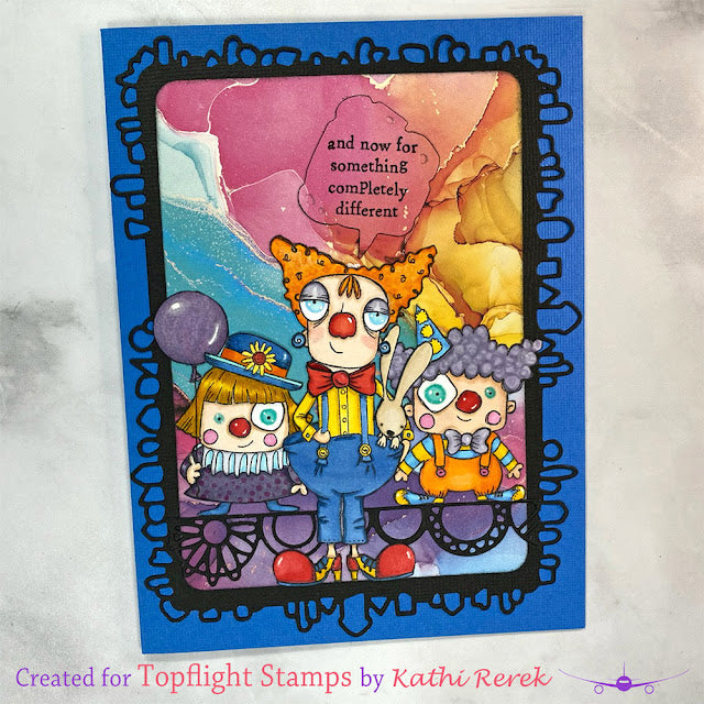 AALL & Create - A7 - Clear Stamps - 1207 - Janet Klein - Clown Dee