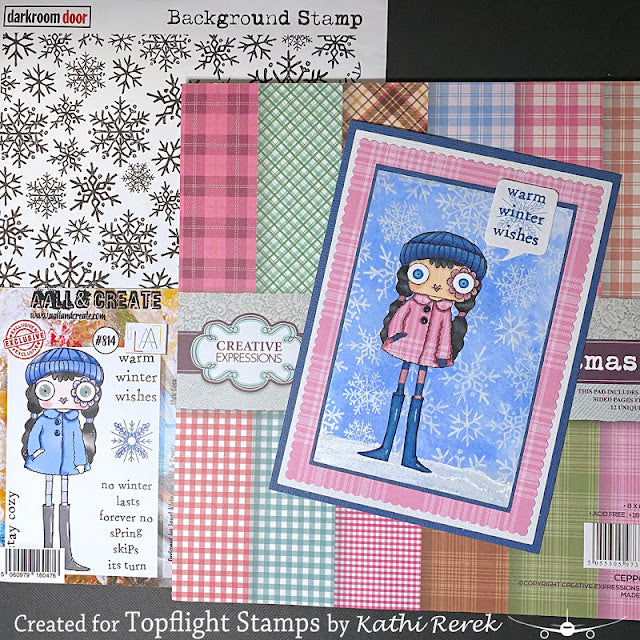 AALL & Create - A7 - Clear Stamps - 814 - Janet Klein - Stay Cosy