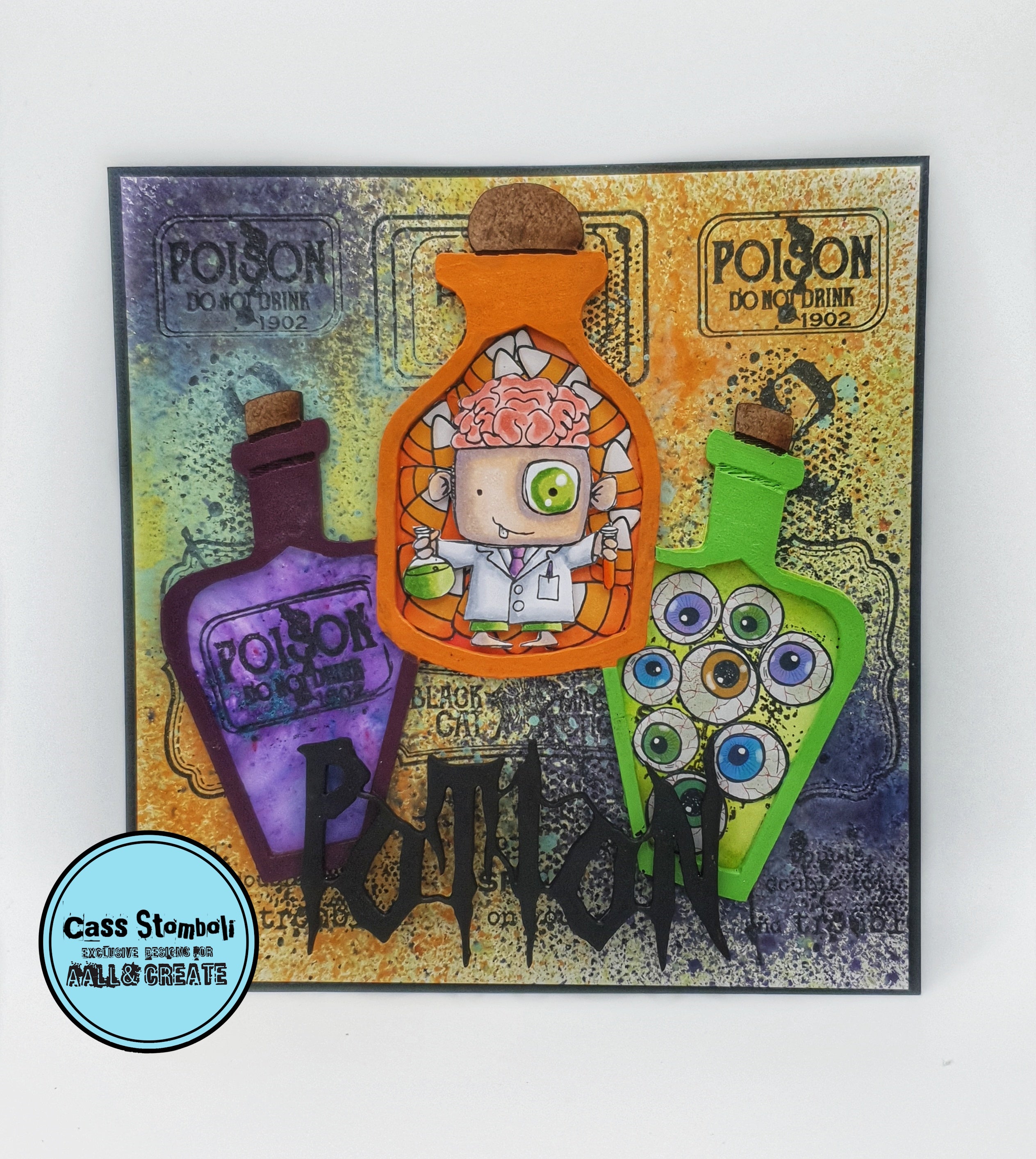 AALL & Create - A7 - Clear Stamps- 957 - Janet Klein - Weird