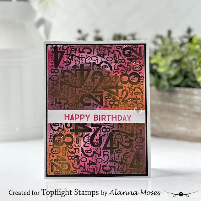 AALL & Create - A7 - Clear Stamps - Tracy Evans - 994 - Number Graffitti