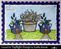 L'Encre et L'Image - A6 - Clear Stamp Set - A Stroll in the Garden