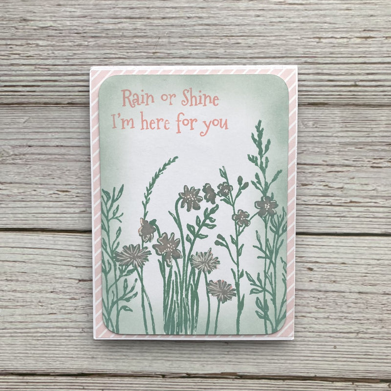 Hobby Art Stamps - Clear Polymer Stamp Set - A5 - Anna's Wildflowers