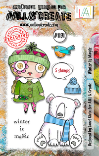 AALL & Create - A7 - Clear Stamps - 1191 - Janet Klein - Winter is Magic