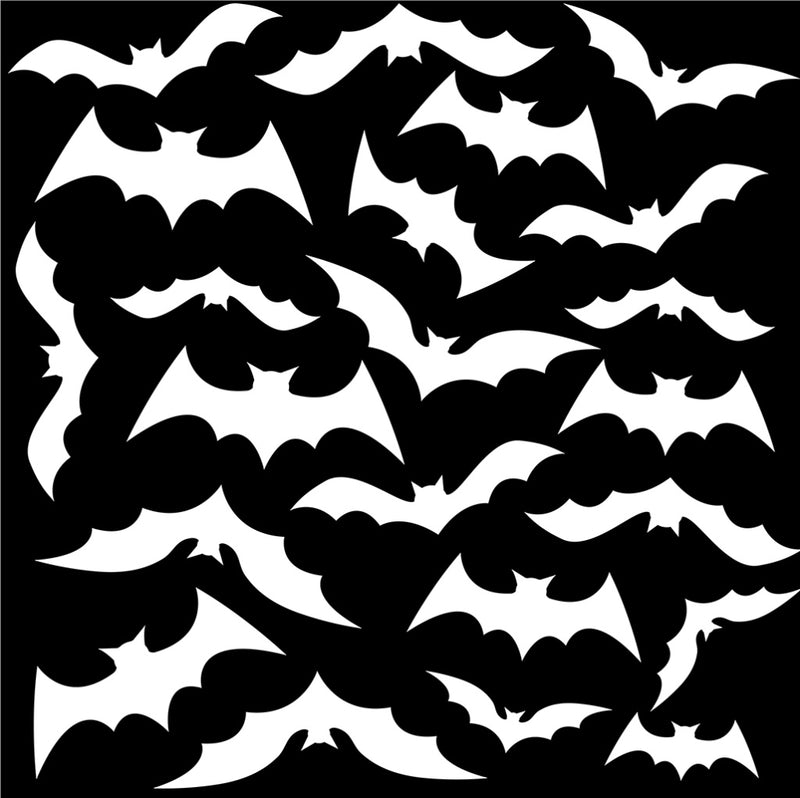 IndigoBlu - Stencil - 6x6 - Batty