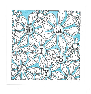 AALL & Create - A5 - Clear Stamps - 926 - Garden She Wrote - Tracy Evans