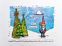 AALL & Create - A6 - Clear Stamps - 1216 - Author De Mwa - Santa's Workshop Wonders