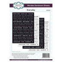 Creative Expressions - Wordies Sentiment Sheets - Everyday