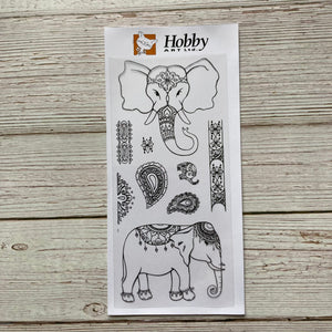 Hobby Art Stamps - DL - Clear Polymer Stamp Set - Indian Summer