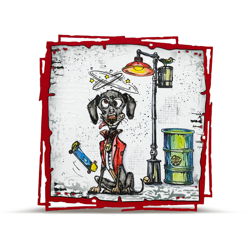 AALL & Create - A6 - Clear Stamps - 1270 - Author De Mwa - Wacky Woof Tales