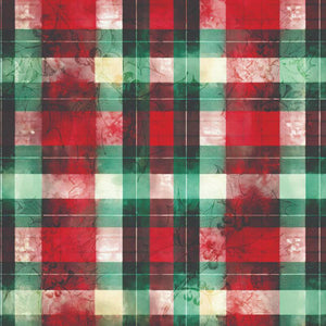 Creative Expressions - 8 x 8 Paper Pad - Christmas Plaid - Taylor Made Journals