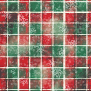 Creative Expressions - 8 x 8 Paper Pad - Christmas Plaid - Taylor Made Journals