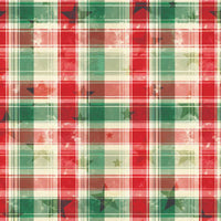 Creative Expressions - 8 x 8 Paper Pad - Christmas Plaid - Taylor Made Journals