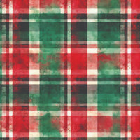 Creative Expressions - 8 x 8 Paper Pad - Christmas Plaid - Taylor Made Journals