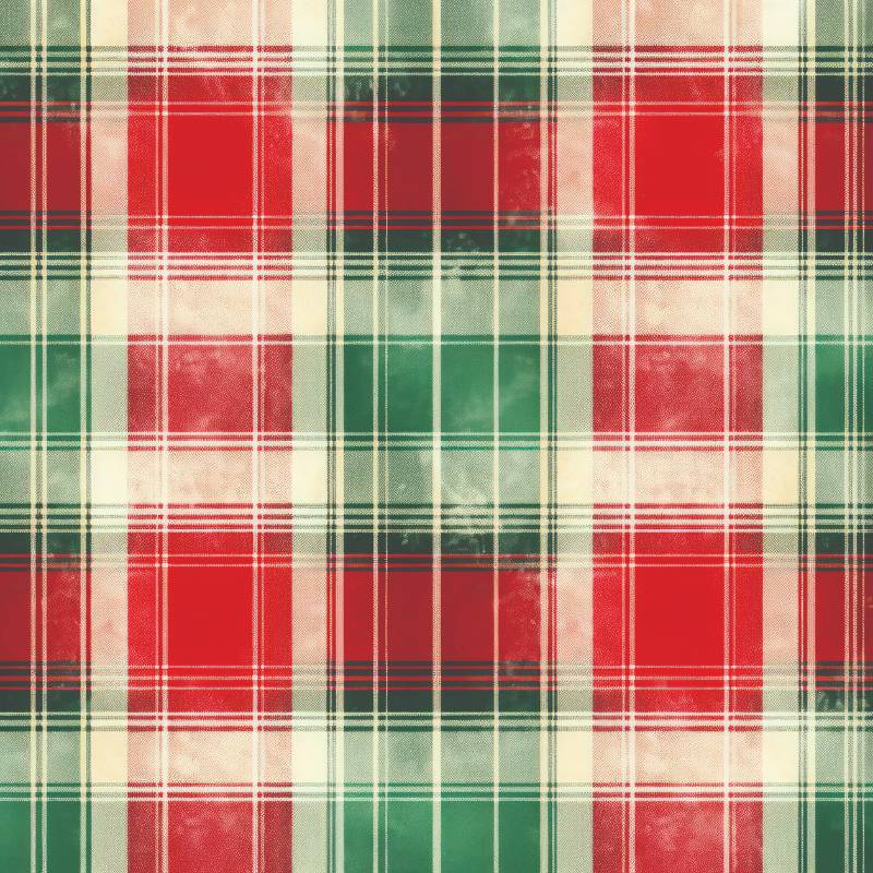 Creative Expressions - 8 x 8 Paper Pad - Christmas Plaid - Taylor Made Journals