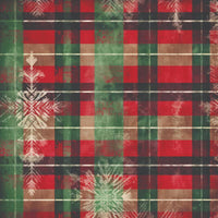 Creative Expressions - 8 x 8 Paper Pad - Christmas Plaid - Taylor Made Journals