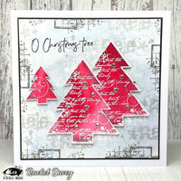 Visible Image - Christmas Tree Grunge - Clear Polymer Stamp Set
