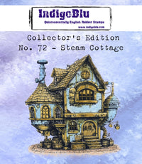 IndigoBlu - Cling Mounted Stamp - Collector's Edition No. 72- Steam Cottage