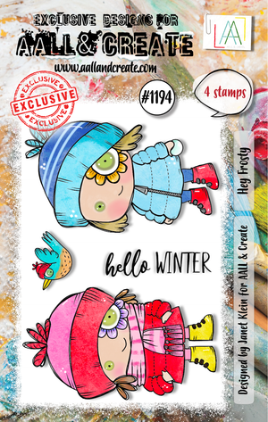 AALL & Create - A7 - Clear Stamps - 1194 - Janet Klein - Hey Frosty