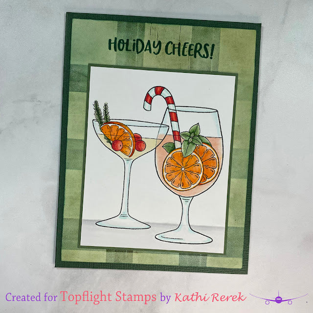 Creative Expressions - 6 x 8 - Clear Stamp Set - Jane's Doodles - Holiday Cheers