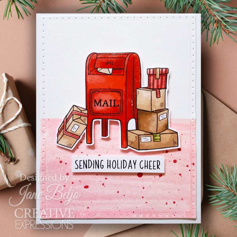 Creative Expressions - A6 - Clear Stamp Set - Jane's Doodles - Holiday Cheer