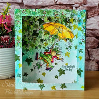 Pink Ink Designs - Clear Photopolymer Stamps - The Brolly and the Ivy